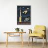 Plakat Rakiety Sondy I Statki Kosmiczne W Stylu Vintage Rama Aluminiowa Kolor Srebrny