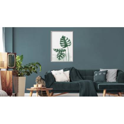 Plakat Malowane Monstery Rama Aluminiowa Kolor Srebrny