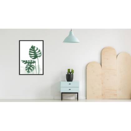 Plakat Malowane Monstery Rama Aluminiowa Kolor Srebrny