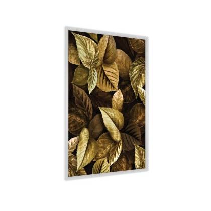 Plakat Jesienne Leśne Liście Rama Aluminiowa Kolor Srebrny