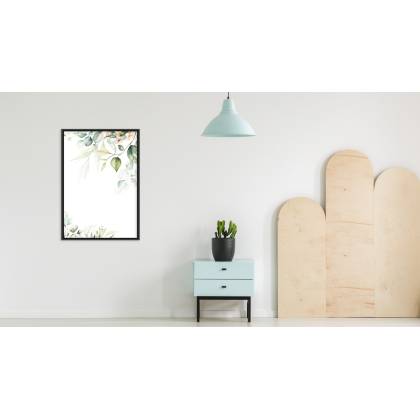 Plakat Kwiatowe Detale Rama Aluminiowa Kolor Czarny