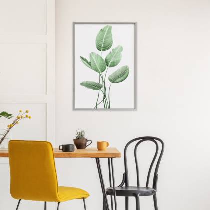 Plakat Strelicja Biała Rama Aluminiowa Kolor Czarny