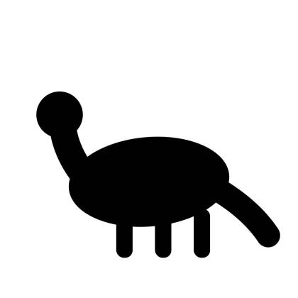 Szablon malarski KID109 Dinozaur – wzór