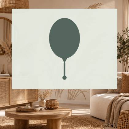 Szablon malarski KID110 Balon – aranżacja