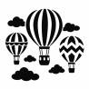 Szablon malarski DC13 Balony wśród chmur – wzór