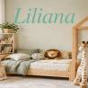 Naklejka dekoracyjna Imiona, imię: Liliana, naklejki dla dzieci – aranżacja