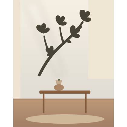 Szablon Malarski BOT228 Drzewo magnolii