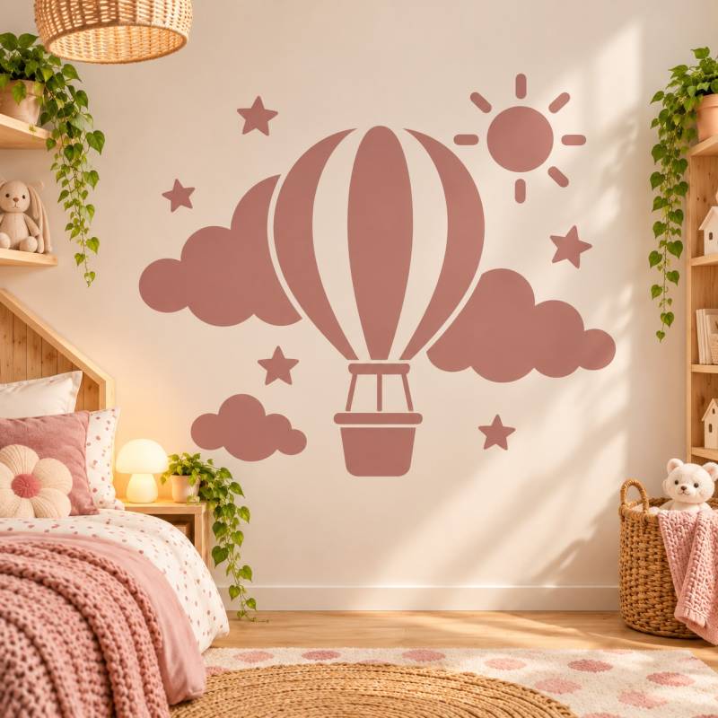 Szablon Malarski DC54 Balon wśród chmur