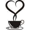 Szablon malarski coffe do kuchni PX243 | Dekormania
