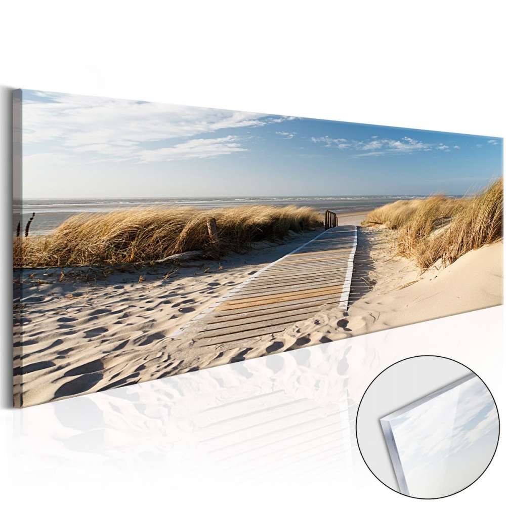 Obraz na szkle akrylowym  Dzika plaża [Glass]