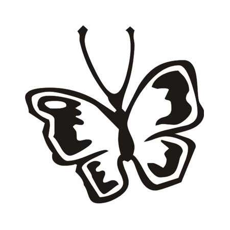 Szablon malarski motyl D52 dla dzieci | Dekormania