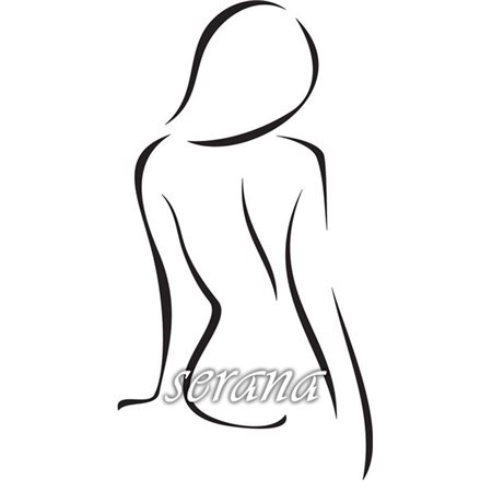 Szablon malarski EXL 18, EXL18, kobieta, postać, sypialnia