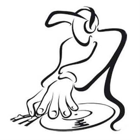 Szablon malarski PX 137, dj music, PX137