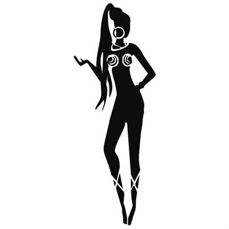 Szablon malarski PX 191 kobieta postać kółka afryka, PX191