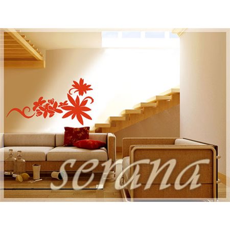 Szablon malarski FL2-008,  szablon na ściane, kwiatki na ściane