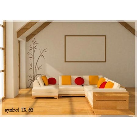 Szablon malarski TX 62 bambus, bambusy, TX62