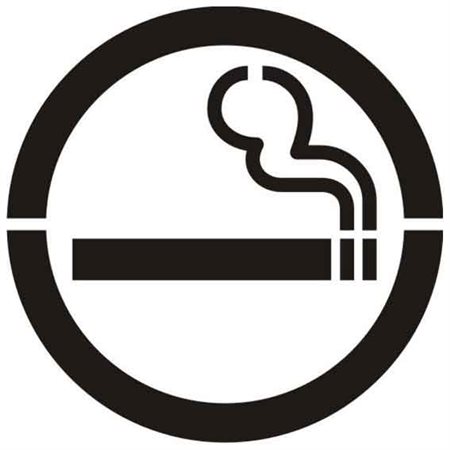 Szablon malarski SYM08 - Miejsce dla palaczy