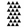 Szablon Geometryczny z Trójkątami – Nowoczesna Dekoracja wnętrz