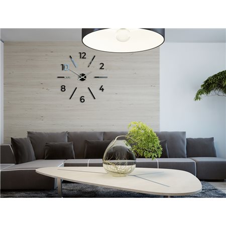 Zegar ścienny Aksel Black