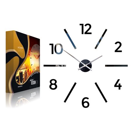 Zegar ścienny Aksel Black