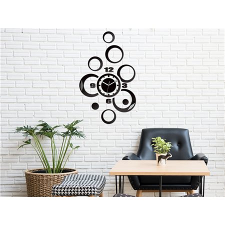 Zegar ścienny Alladyn black