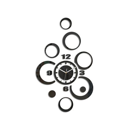 Zegar ścienny Alladyn black