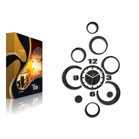 Zegar ścienny Alladyn black