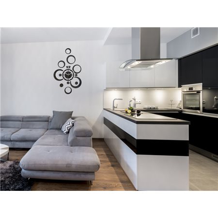 Zegar ścienny Alladyn black