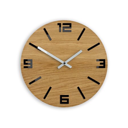 Zegar ścienny  Drewniany Arabic  Black