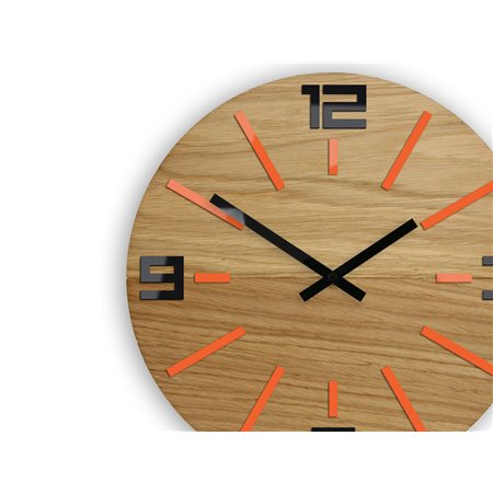 Zegar ścienny  Marco Sheen black&  Orange