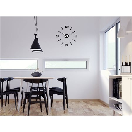 Zegar ścienny Arabic Black