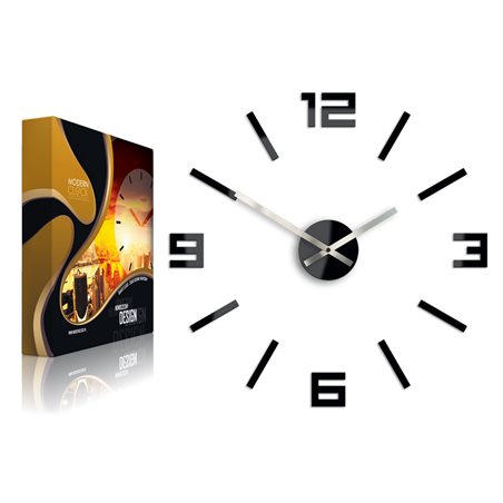 Zegar ścienny Arabic Black