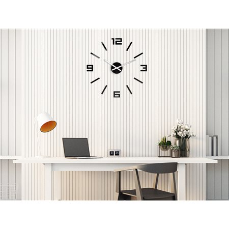 Zegar ścienny Arabic Black