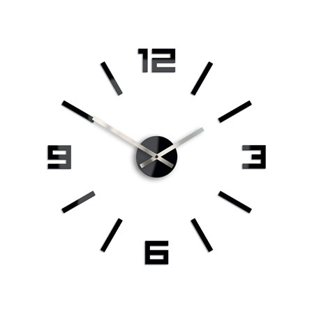 Zegar ścienny Arabic Black