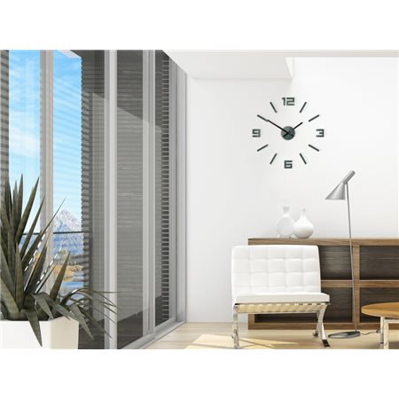 Zegar ścienny Arbic Gray