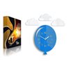 Zegar ścienny Balon Blue | Dekormania