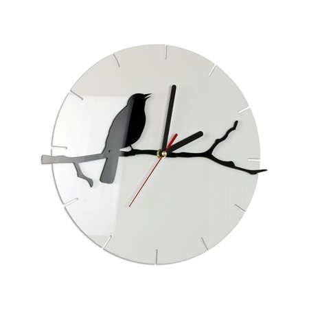 Zegar ścienny BIRD White&Black