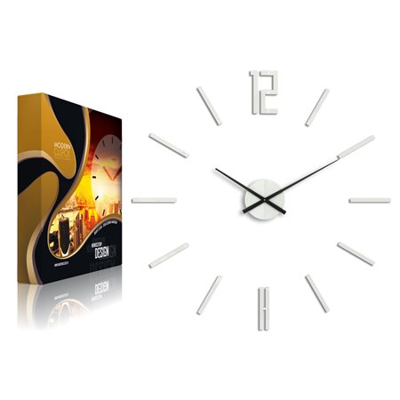 Zegar ścienny Carlo White