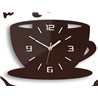 Zegar ścienny Coffe Time 3D Burgundy | Dekormania