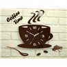 Zegar ścienny Coffe Time 3D Copper | Dekormania