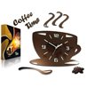 Zegar ścienny Coffe Time 3D Copper | Dekormania