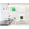 Zegar ścienny Coffe Time 3D Green | Dekormania