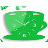 Zegar ścienny Coffe Time 3D Green | Dekormania