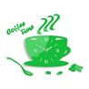 Zegar ścienny Coffe Time 3D Green | Dekormania