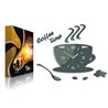 Zegar ścienny Coffe Time 3D Gray | Dekormania