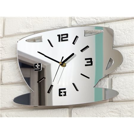 Zegar ścienny Coffe Time 3D Mirror