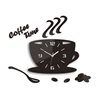 Zegar ścienny Coffe Time 3D Wenge | Dekormania