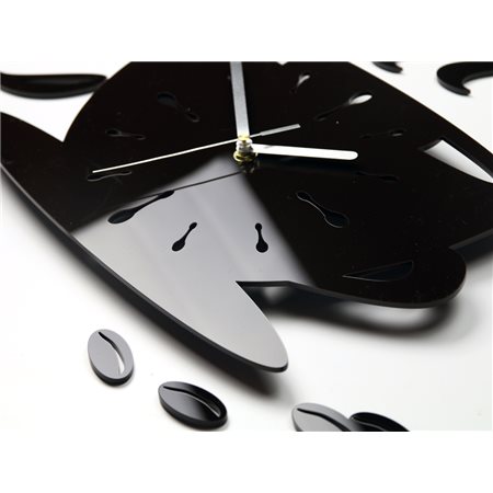 Zegar ścienny Coffe Time Wenge