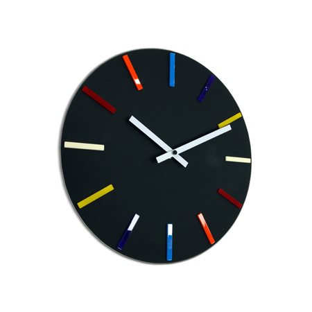 Zegar ścienny Colorfull Black