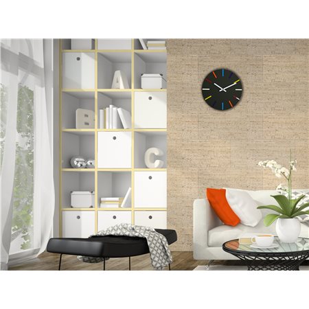 Zegar ścienny Colorfull Black